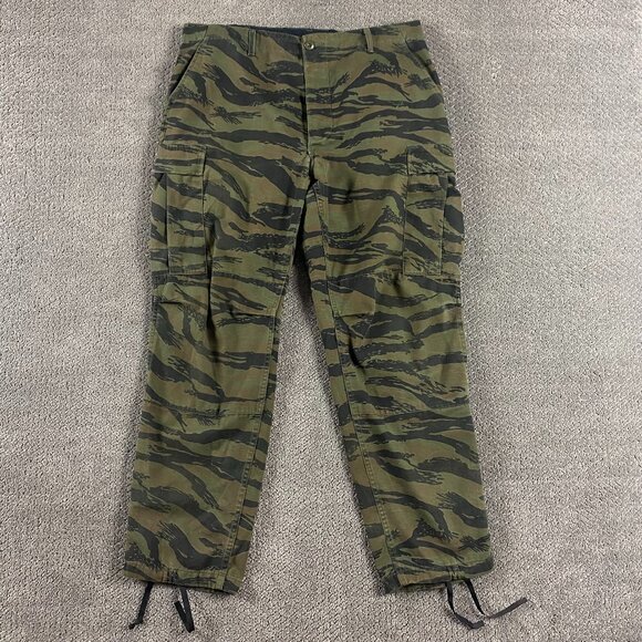 S.E.I. Other - Vintage Trousers Woodland Tiger Stripe Camo Cargo Pants Men's Large 39 x 31